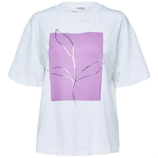 Selected Femme Manda Graphic T-Shirt
